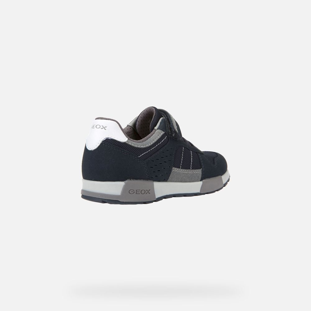 Geox Erkek Çocuk Spor Ayakkabı Lacivert - Alfier - YGI-046827